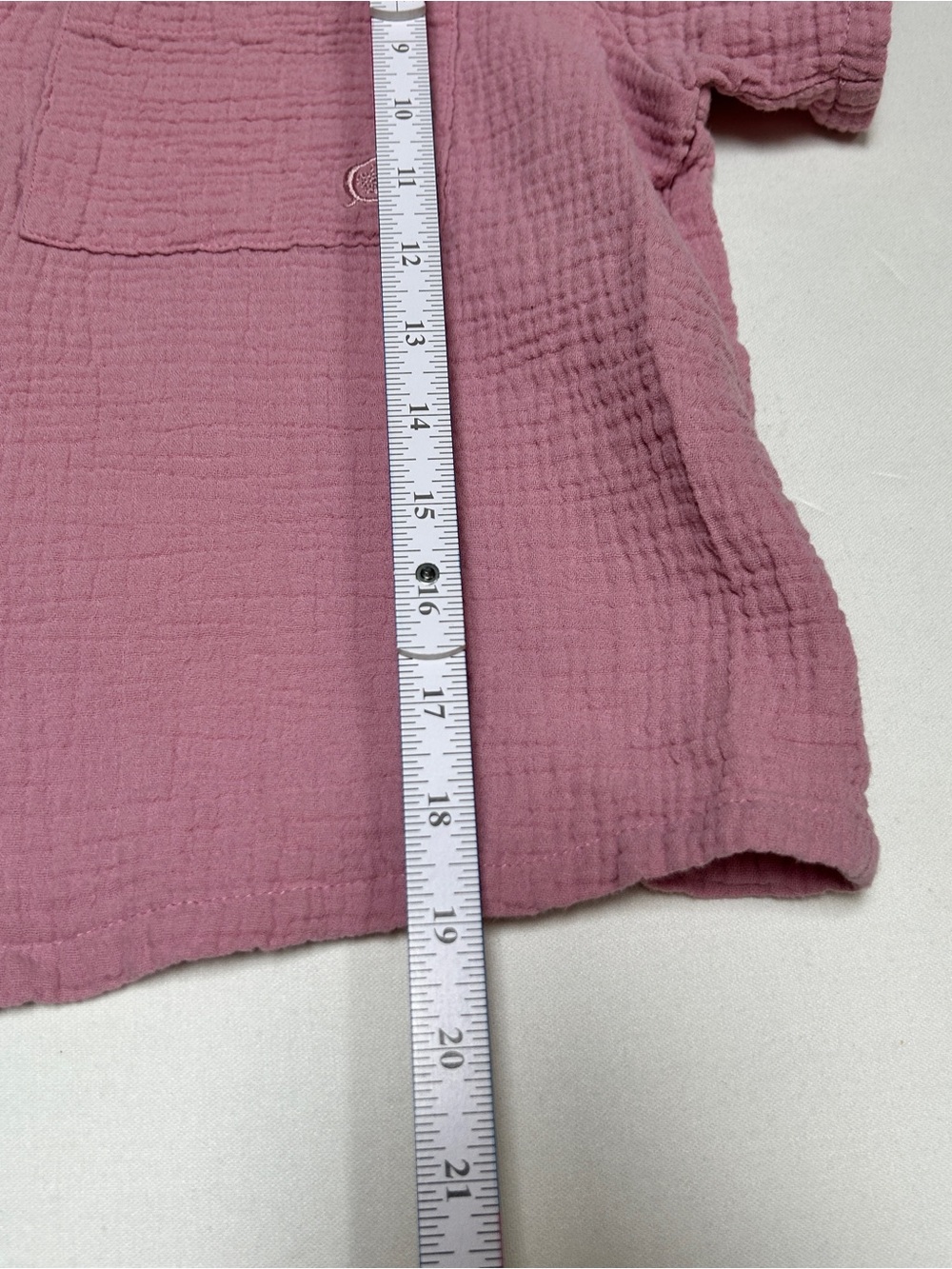 Born Light Pink Two-Piece Short Sleeve Pajama Set - Picture 6 of 15